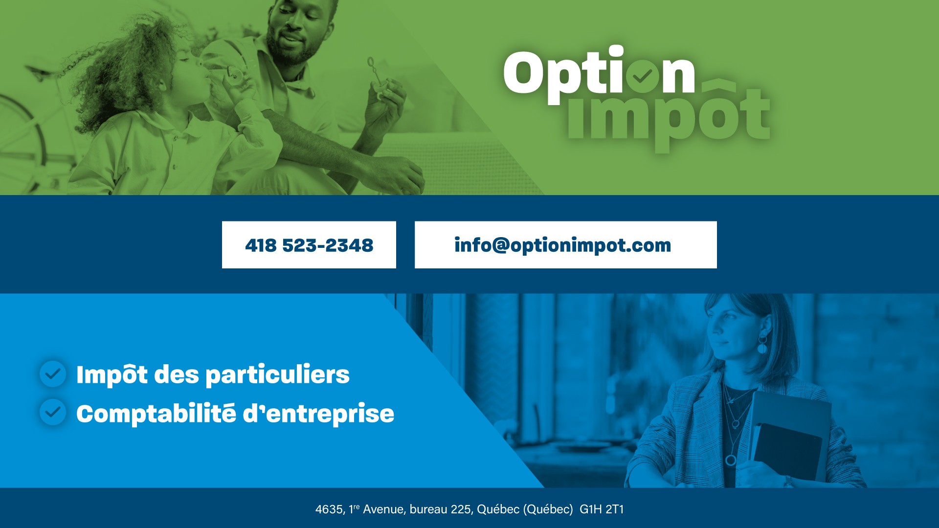 Service comptable - Option Impôt